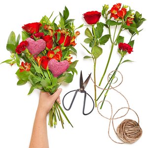  Wybór florysty – bukiet na  Walentynki 14 luty