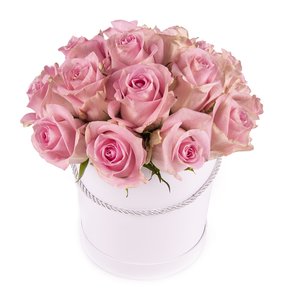 Flower Box Różowe róże