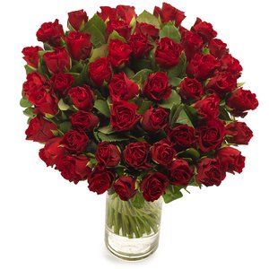 Walentynki Bukiet 50 Róż Czerwonych