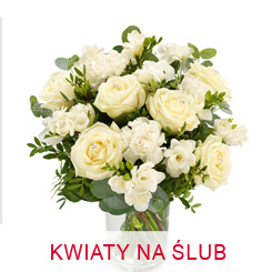 Kwiaty na ślub z dostawą